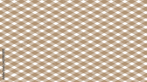 Brown and white plaid checkered pattern