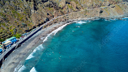 Roques de las Bodegas Tenerife Spain drone photo
