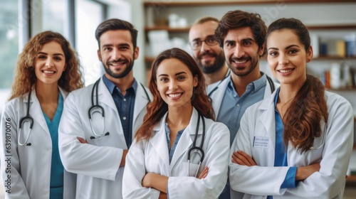 portrait of a group of doctors