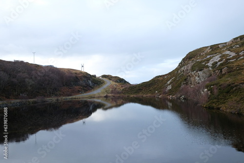 Mountain lake in Scotland