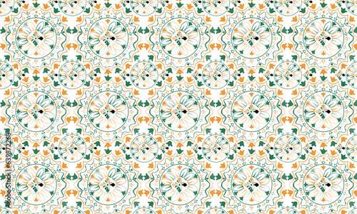 Geometric mosaic patterns
