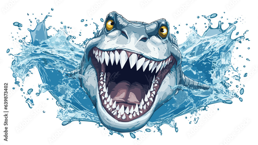 Explore the Unique Sight of a Swimming Crocodile in Vivid Detail Aquatic Image Explore the Unique Sight of a Swimming Crocodile in Vivid Detail Aquatic Image