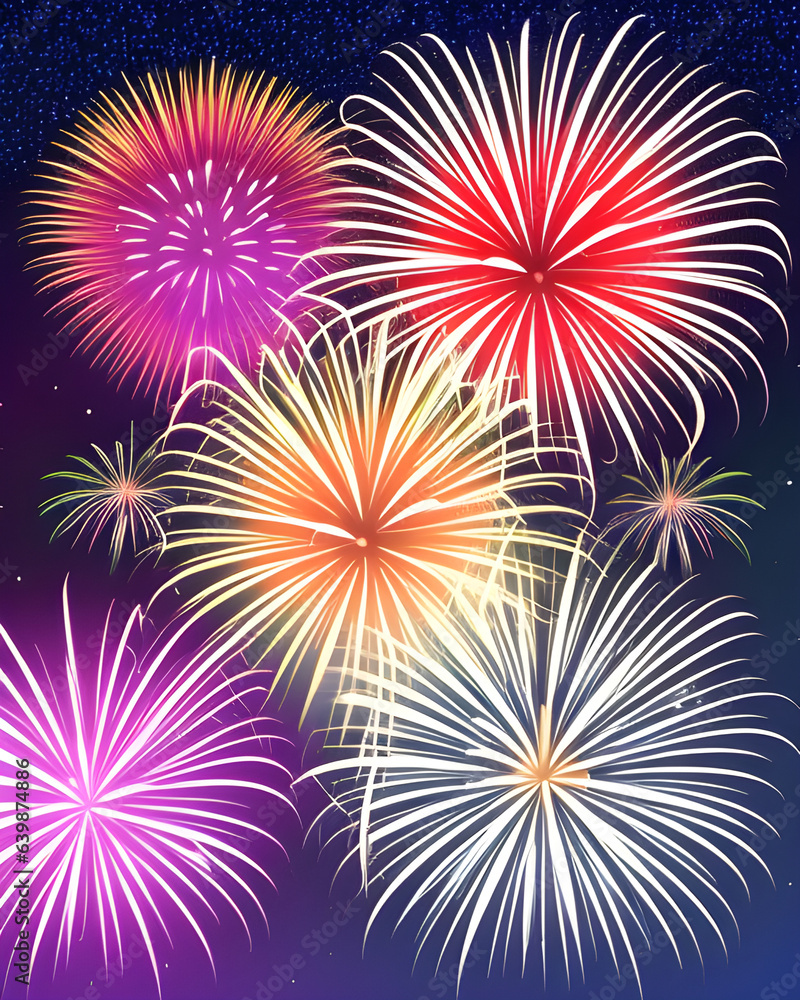 Colourful Fireworks Colourful Fireworks