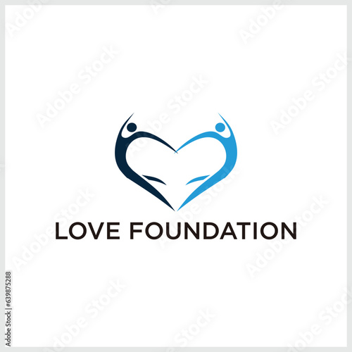 Heart in hand symbol, sign, icon, logo template for charity, health, voluntary, non profit organization, isolated on white background, vector illustration