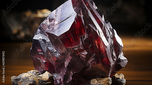 macro mineral stone amethyst on a black background close up