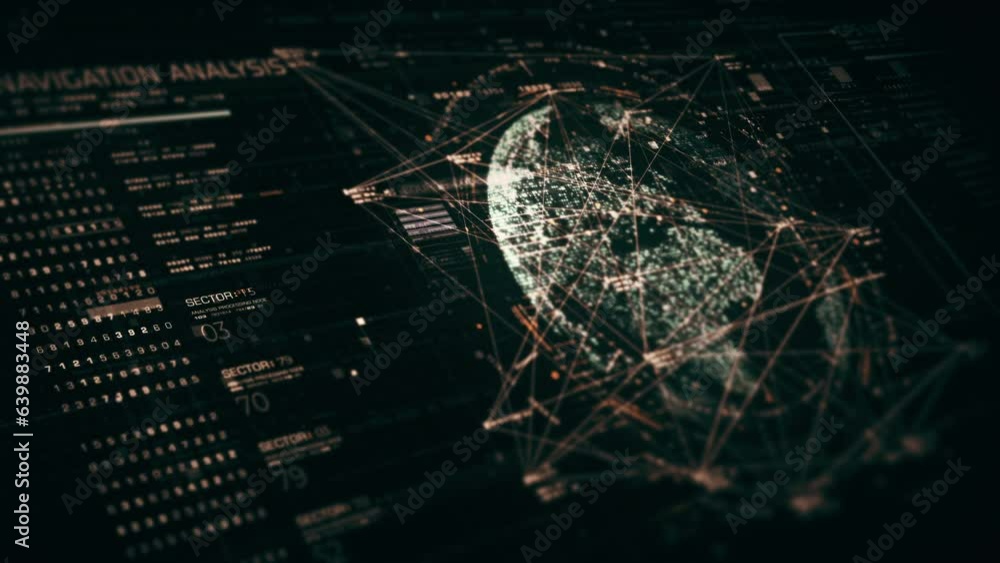 Advanced data matrix simulation with a dynamic and immersive display of ...