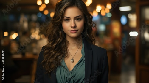 Wallpaper Mural Young Smiling Women with Curly Hair Enjoying Their Work in a Vibrant Office Environment, Happiness at Work
 Torontodigital.ca