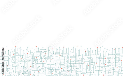 Circuit board. High-tech technology background. Cyber connection electronic. Networking connections background
