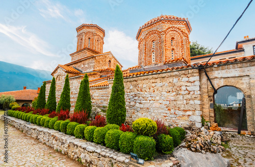 The monastery of Saint Naum on north Macedonia, ohrid lake