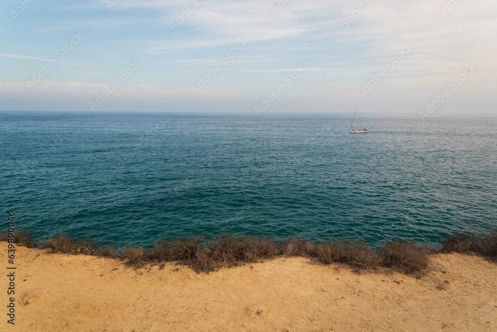 Tarragona coastline in Spain nobody