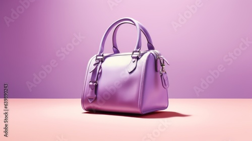 Purple fashion bag 