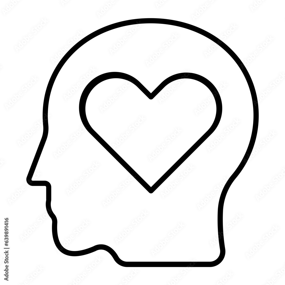 In Love Outline Icon In Love Outline Icon