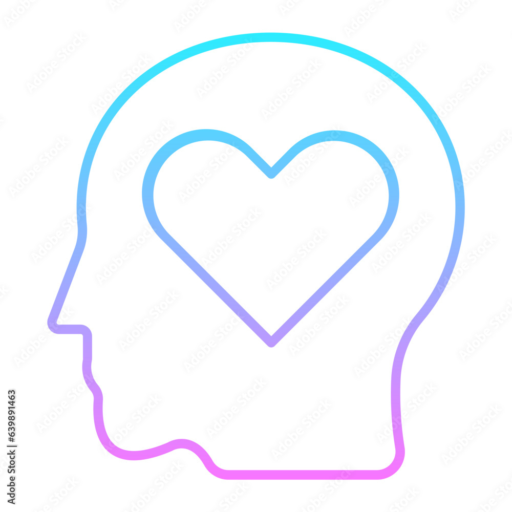 In Love Gradient Icon In Love Gradient Icon