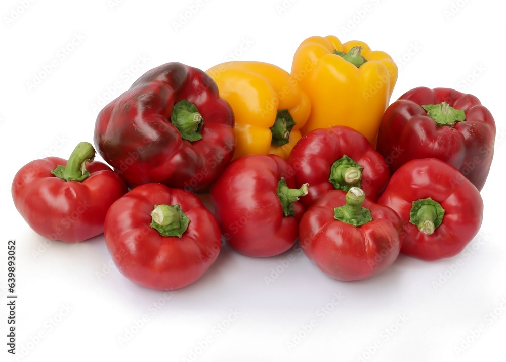 various colorful peppers for salads ofr cooking meals