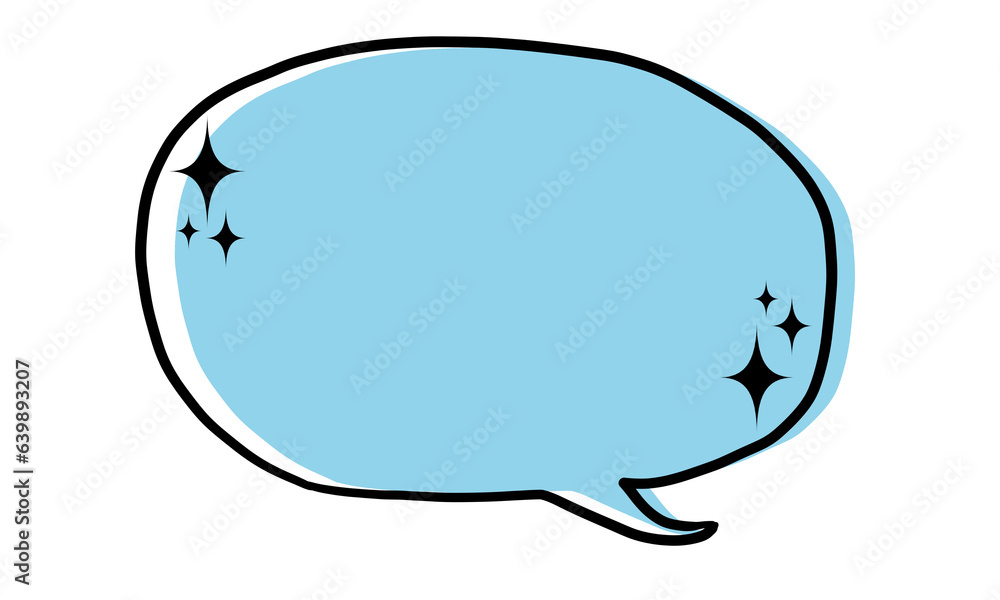 シンプルでかわいい吹き出し シンプルでかわいい吹き出し