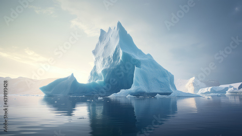  iceberg in polar regions global warming and Climate change concept © DanteVeiil