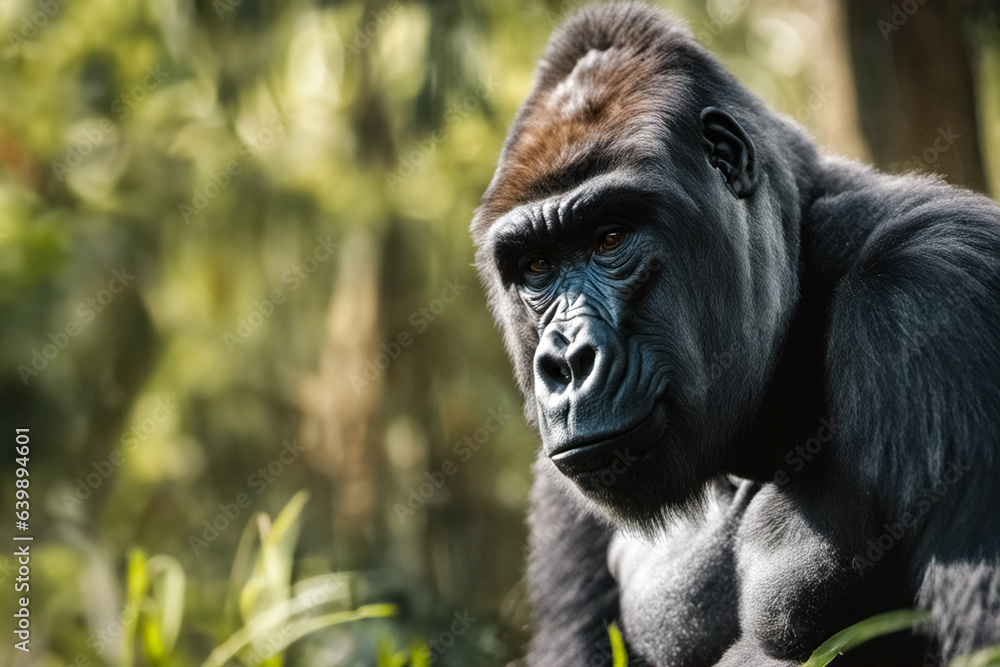 Fototapeta premium Close up gorilla