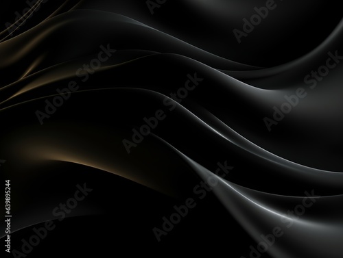Black background wallpaper with wavy lines