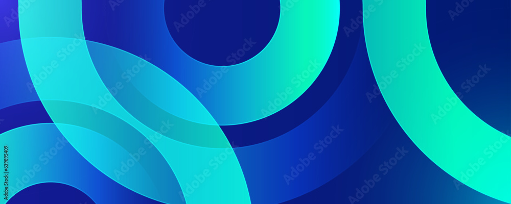 Blue abstract background with glowing geometric shape. Modern blue gradient circle. Minimal geometric design. Futuristic concept. Suit for poster, cover, banner, brochure, website. Vector illustration Blue abstract background with glowing geometric shape. Modern blue gradient circle. Minimal geometric design. Futuristic concept. Suit for poster, cover, banner, brochure, website. Vector illustration