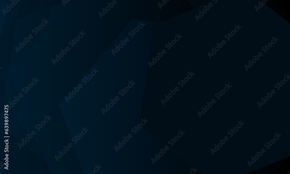 Obraz premium Abstract pentagon background Technology science Hitech communication concept innovation black and dark vector design