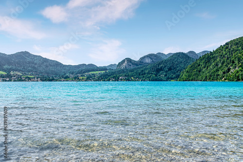 Lake Wolfgangsee without people, Austria