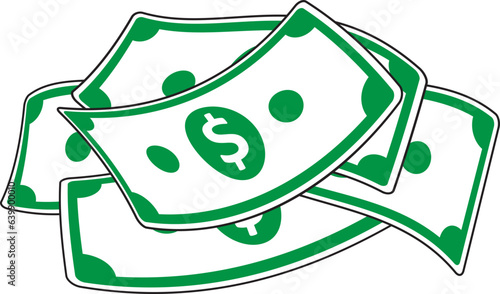 Dollar banknote money.