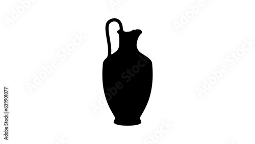 old wine Jug silhouette