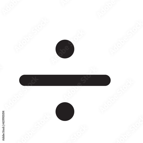 divide sign