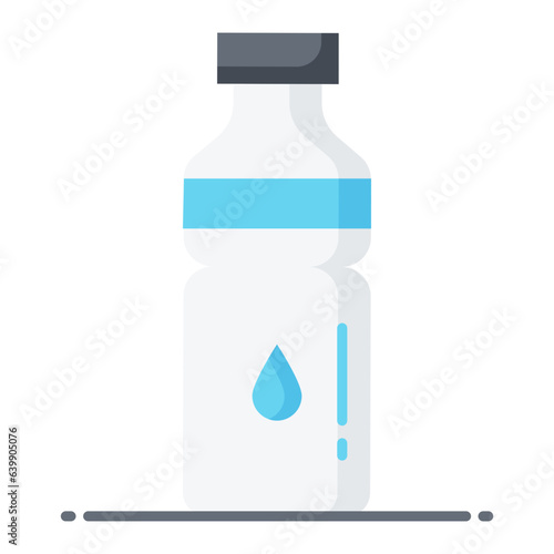 Mineral Water Flat Icon