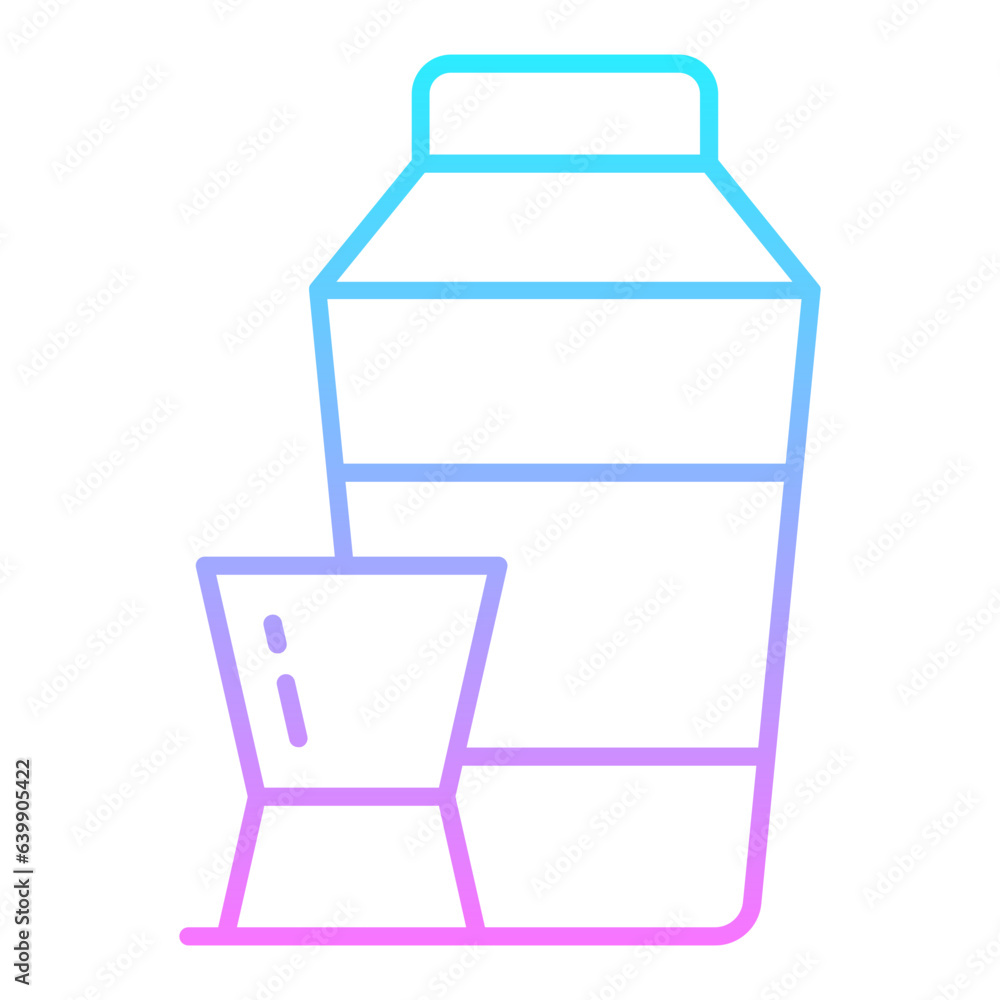 Cocktail Shaker Gradient Icon Cocktail Shaker Gradient Icon