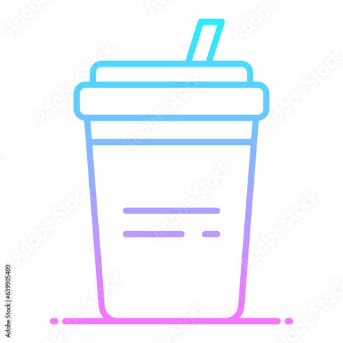 Drink Gradient Icon