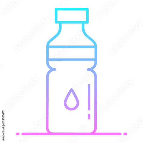 Mineral Water Gradient Icon