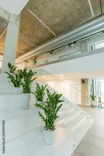 Interior of big office spac...