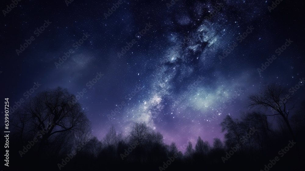 Midnight Sky A Dramatic Background in Shades of Dark Blue and Purple Midnight Sky A Dramatic Background in Shades of Dark Blue and Purple