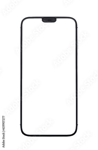 mobile phone frame isolated on white background high quality