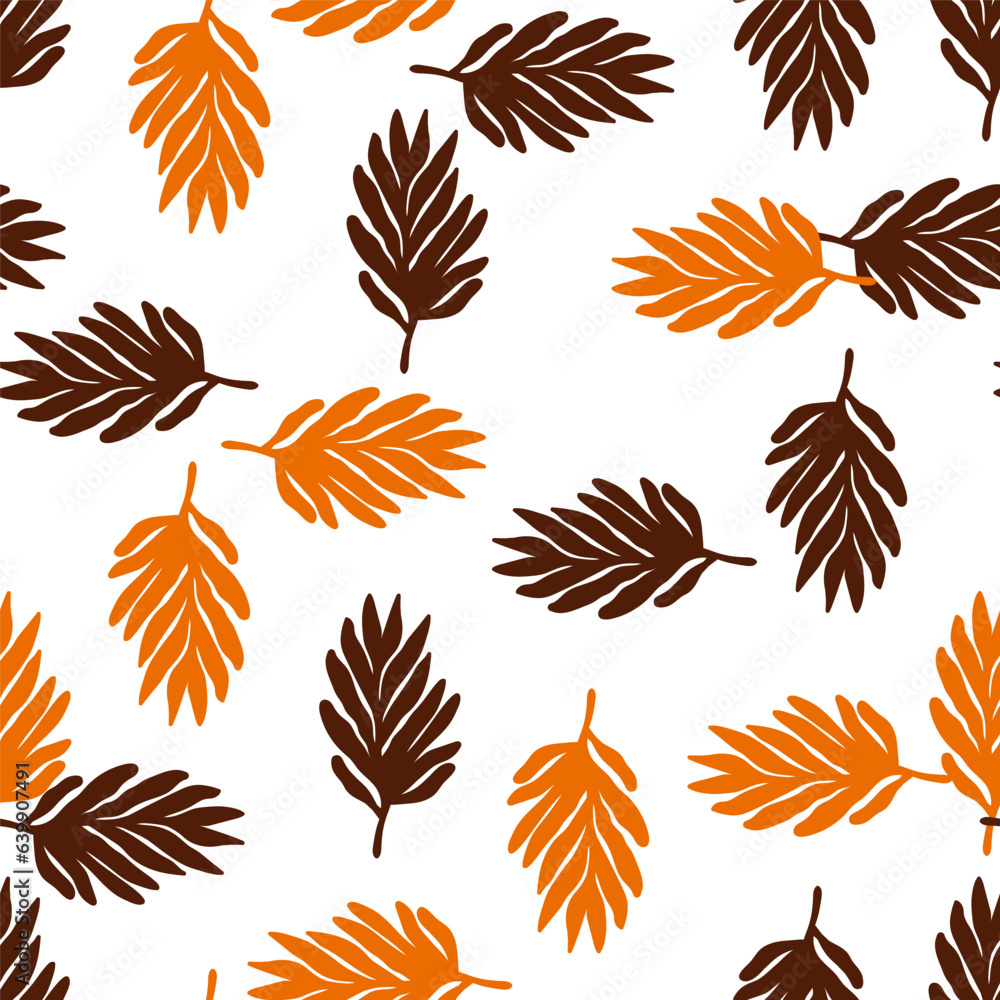 Tropical leaves seamless pattern. Floral backdrop. Matisse inspired decoration wallpaper. Simple organic shape background Tropical leaves seamless pattern. Floral backdrop. Matisse inspired decoration wallpaper. Simple organic shape background