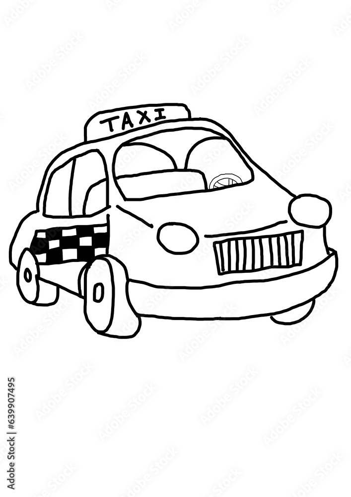 Obraz premium Taxi
