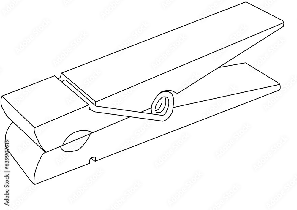 Fototapeta premium Cloting Peg