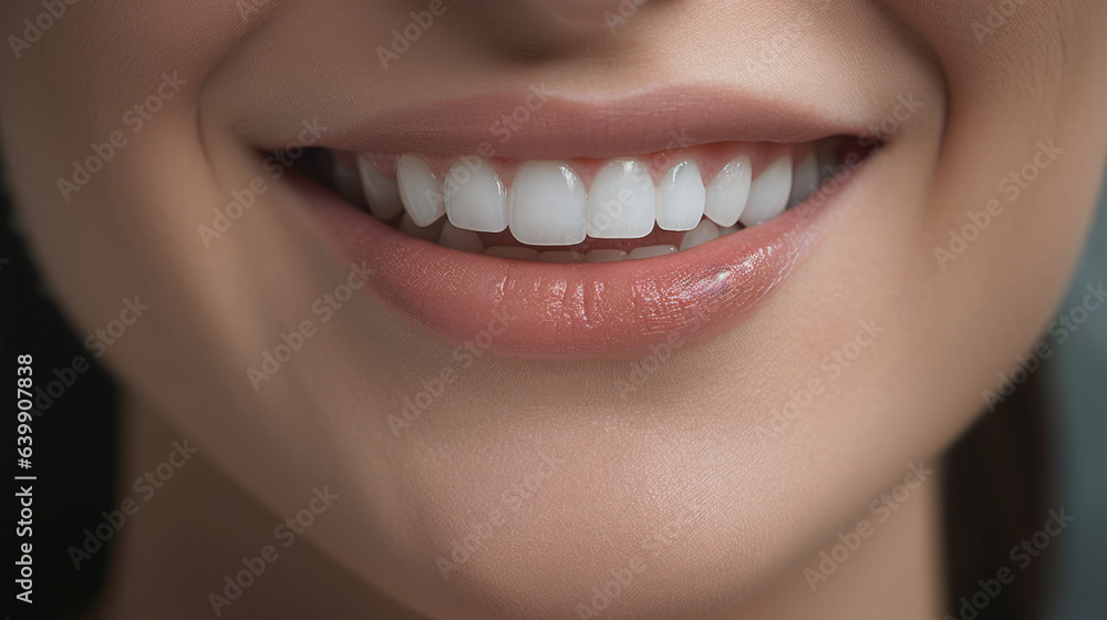 Fototapeta premium close up of a woman smiling