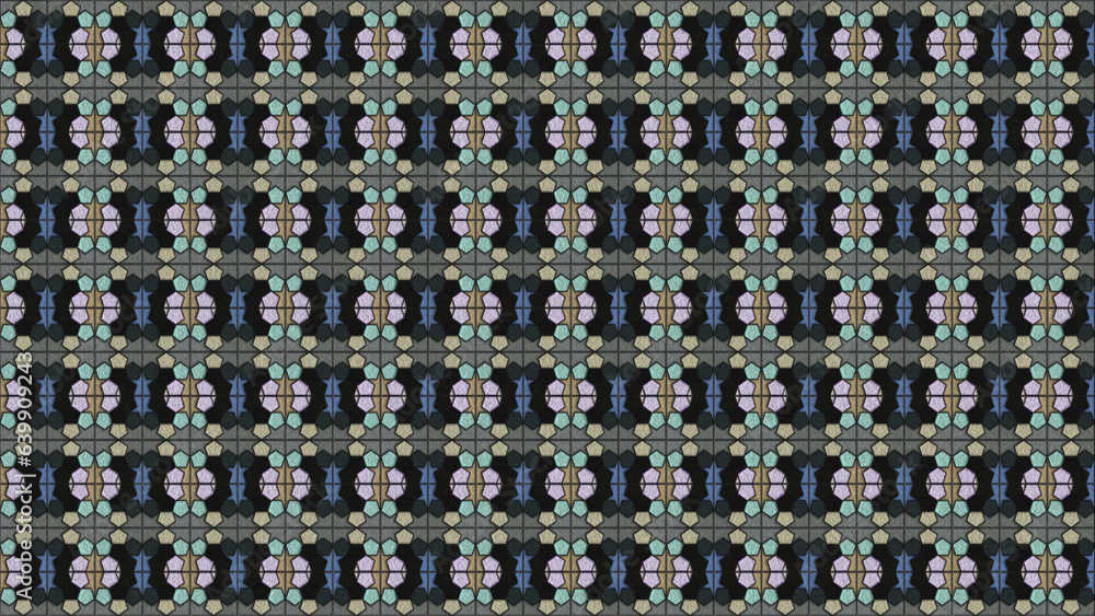 Fototapeta premium pentagon abstract pattern background wallpaper