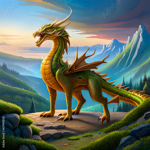 dragon on the hill © Sahan