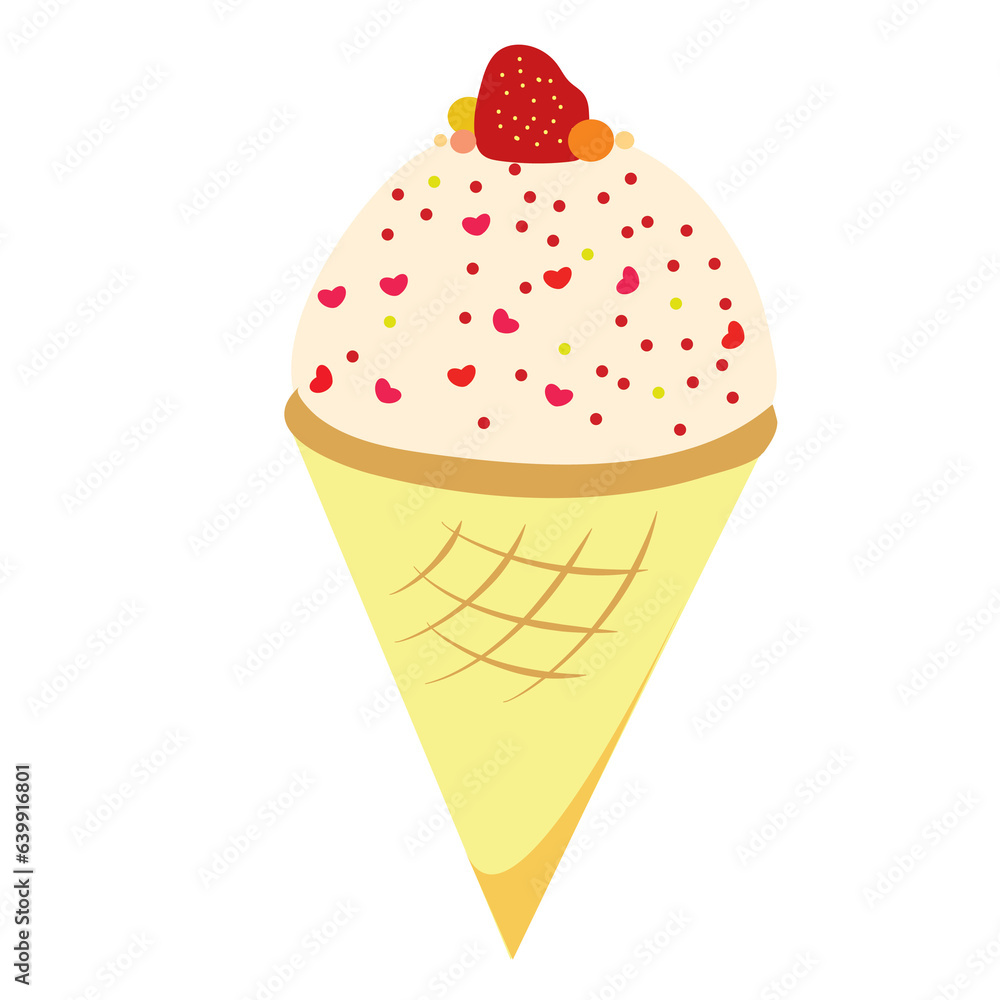 ice cream, design, summer, carefree, cutout, drop, enjoyment, females, graphic, horizontal, lifestyles, one person, photography, pop, poster, product, shop, soft, sticker, classic, copy space, happine