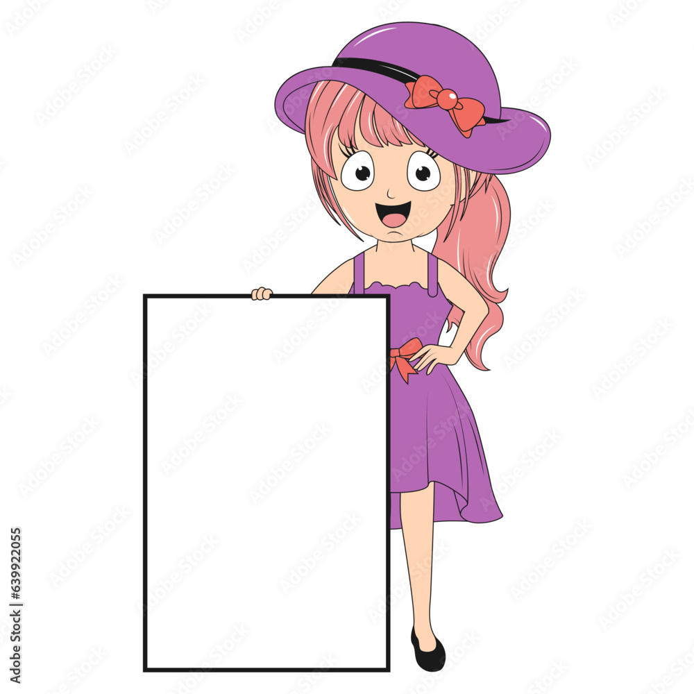 cute girl cartoon illustration cute girl cartoon illustration
