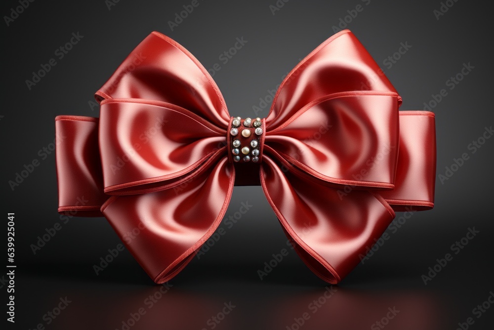 Bow for decorating gifts. Merry christmas and happy new year concept Bow for decorating gifts. Merry christmas and happy new year concept