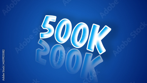500K, 3d, business, text, concept, symbol, word, icon, illustration, success, sale, sign, year, new, design, internet, service, letter, marketing