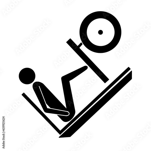 Leg Press Exercise Icon