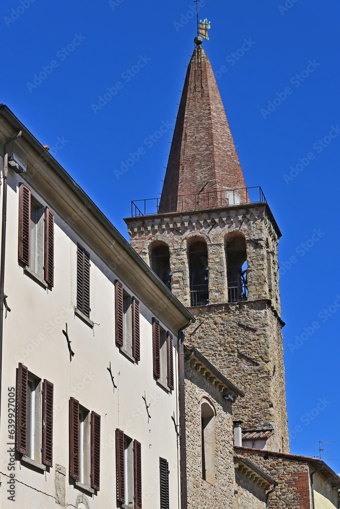 Sansepolcro, il campanile della chiesa di San Francesco - Arezzo