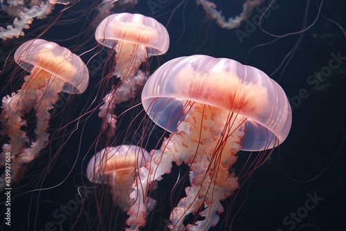 jelly fish in aquarium