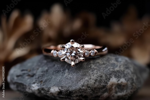 luxurious and designer ring jewel photography for royal event generative ai