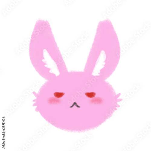 rabbit cute handdrawn minimal